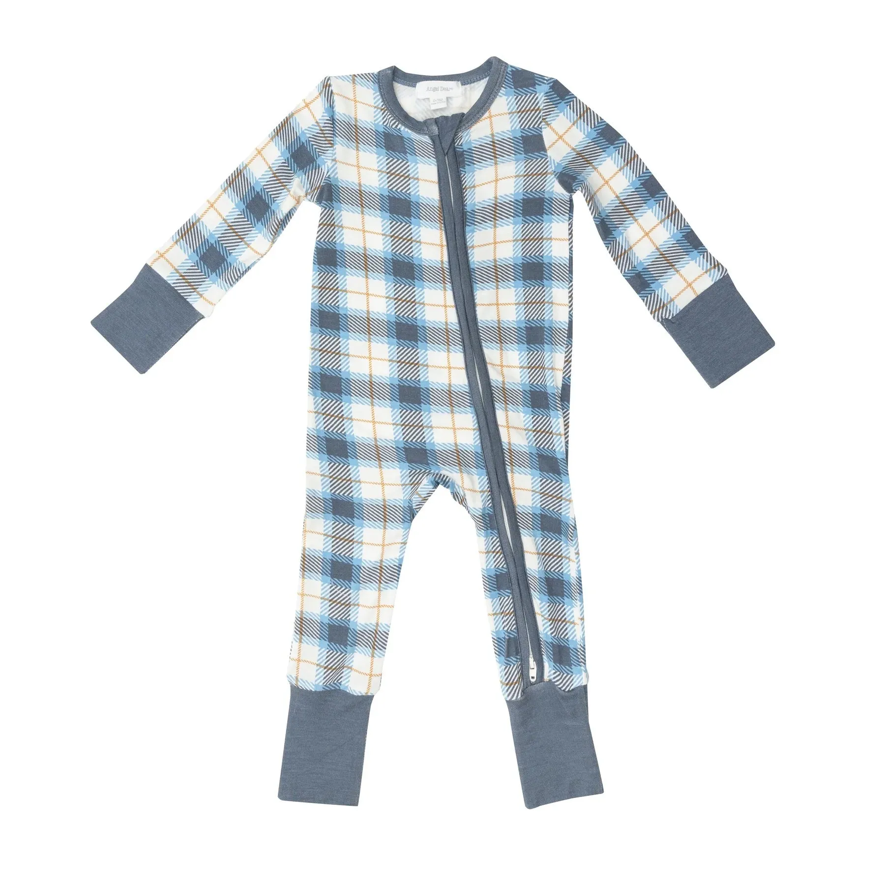 Flannel Plaid-Print 2-Way Zip Romper (now 20% off)