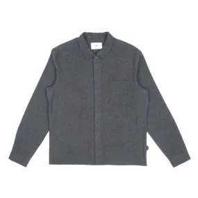 Folk Patch Shirt Stone Moss Flannel