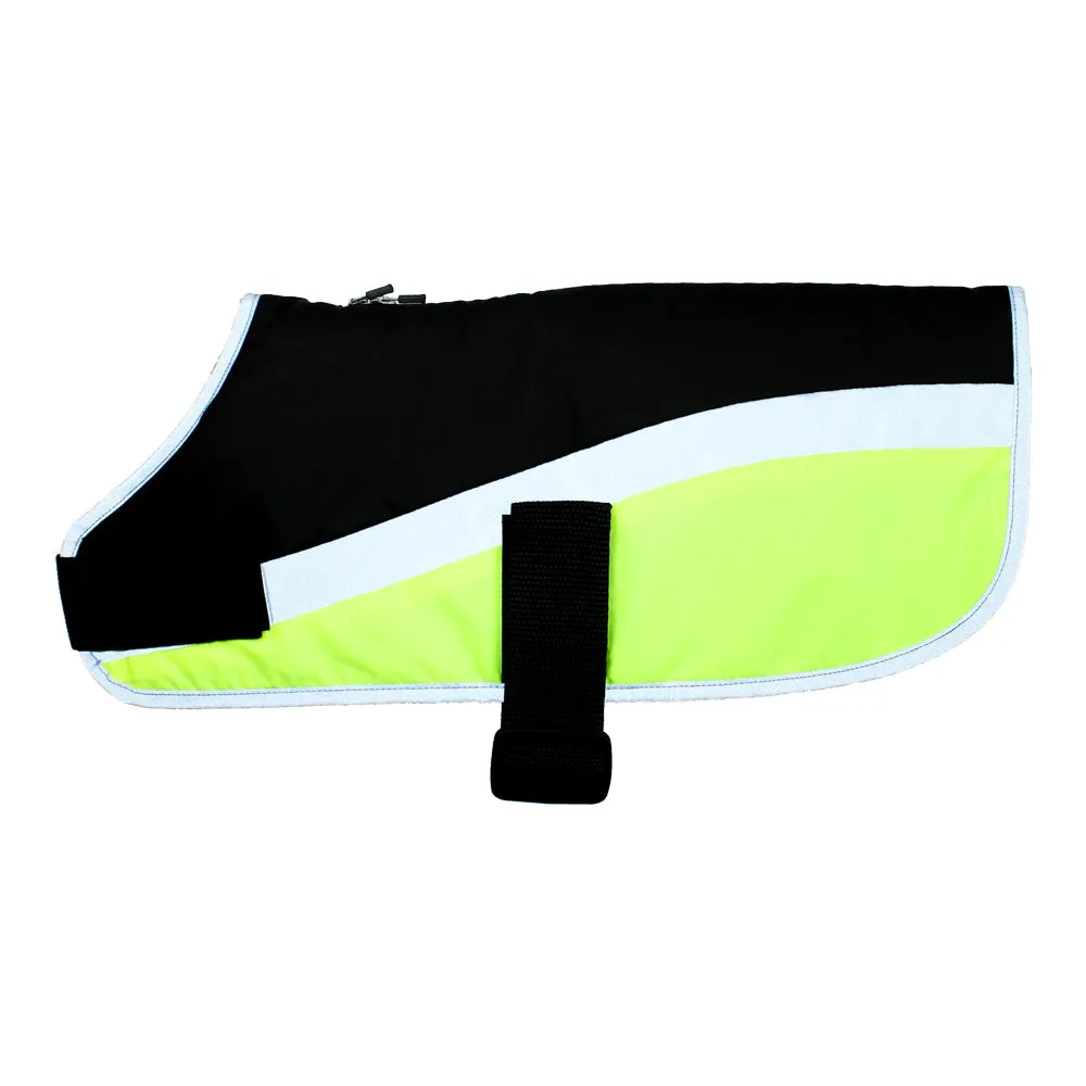 Go Walk High Vis Reflective Dog Coat in Yellow