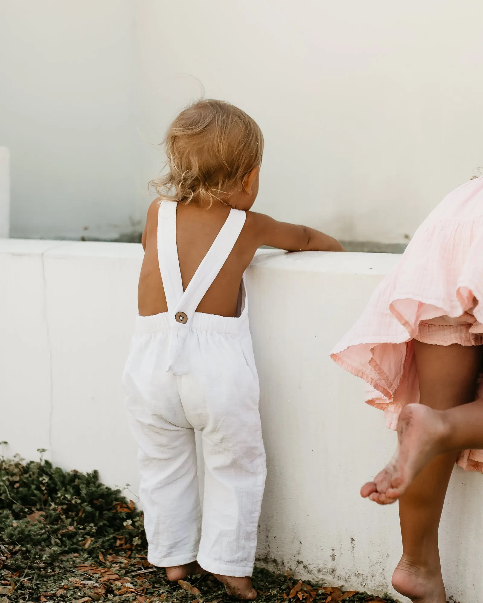 Grady Romper (white muslin)