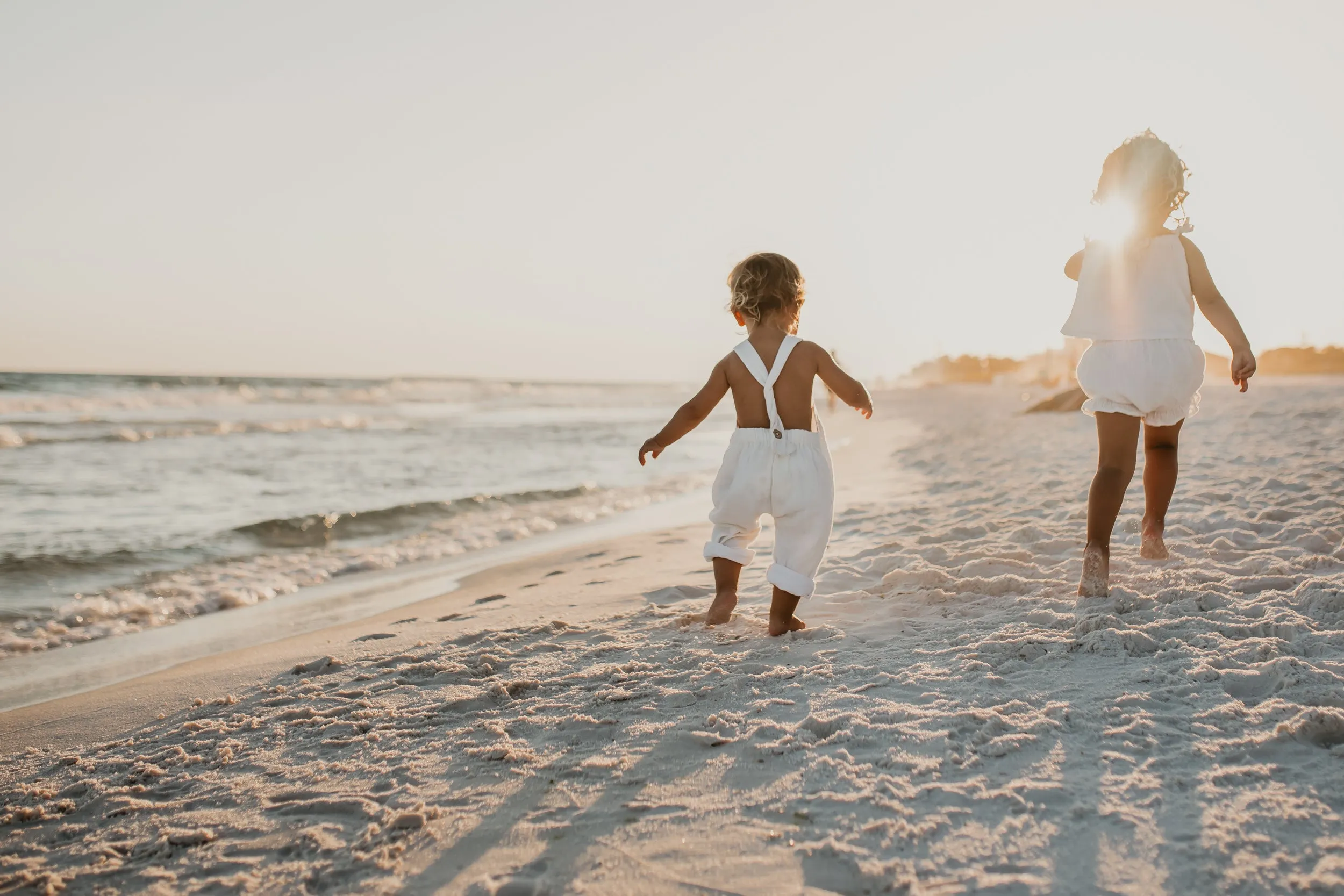 Grady Romper (white muslin)