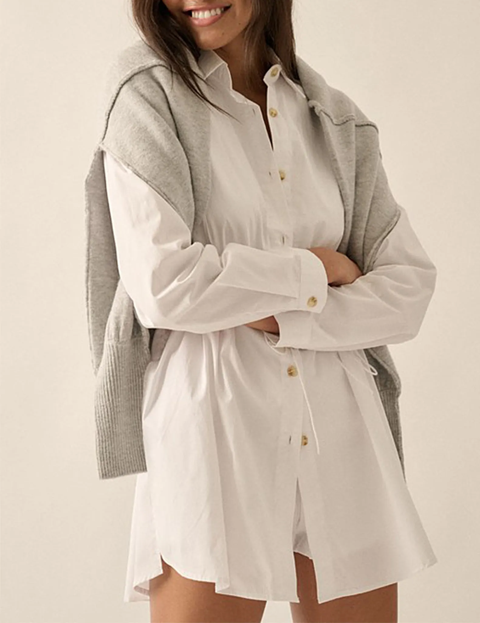 Haise Button-Up Shirt Romper