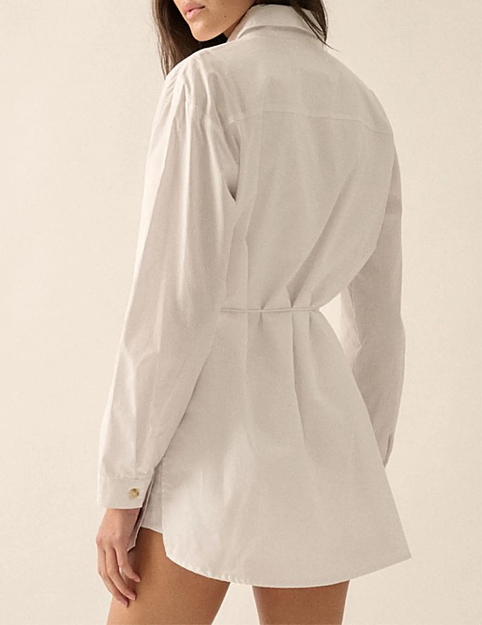 Haise Button-Up Shirt Romper