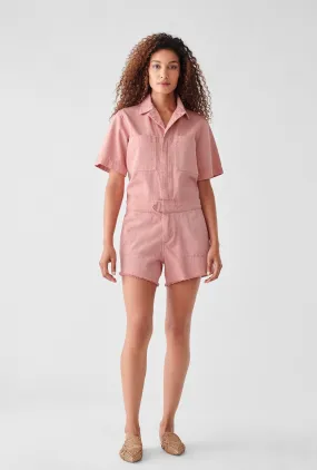 HANNAH ROMPER BURNT CORAL