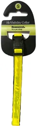 HIGH VISIBILITY DOG COLLAR YELLOW