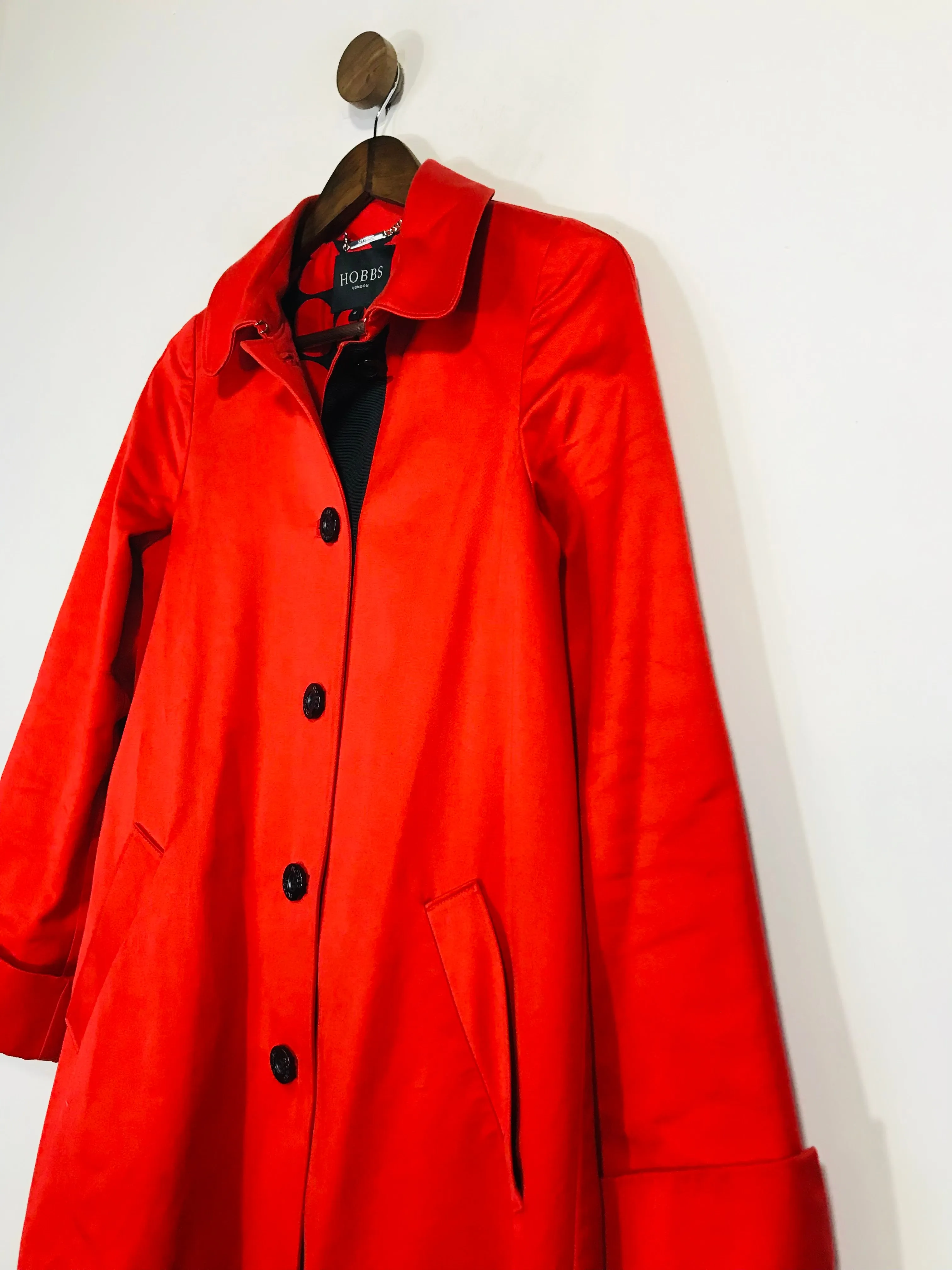 Hobbs Women's Cotton Trench Coat | UK8 | Red