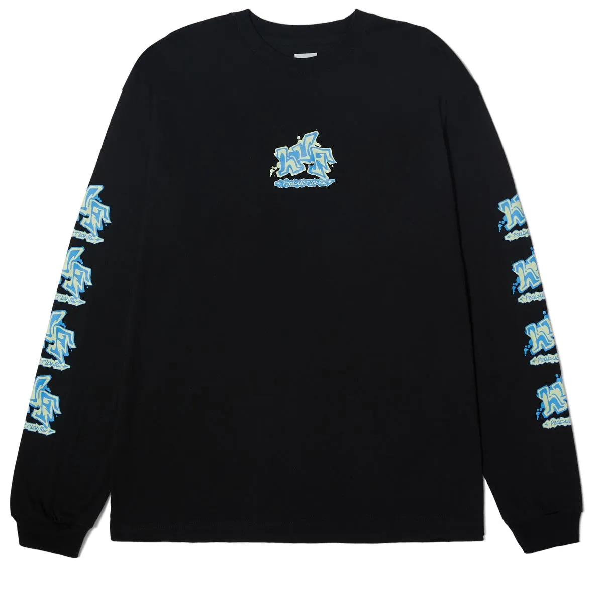 Huf Productions Long Sleeve T-Shirt - Black