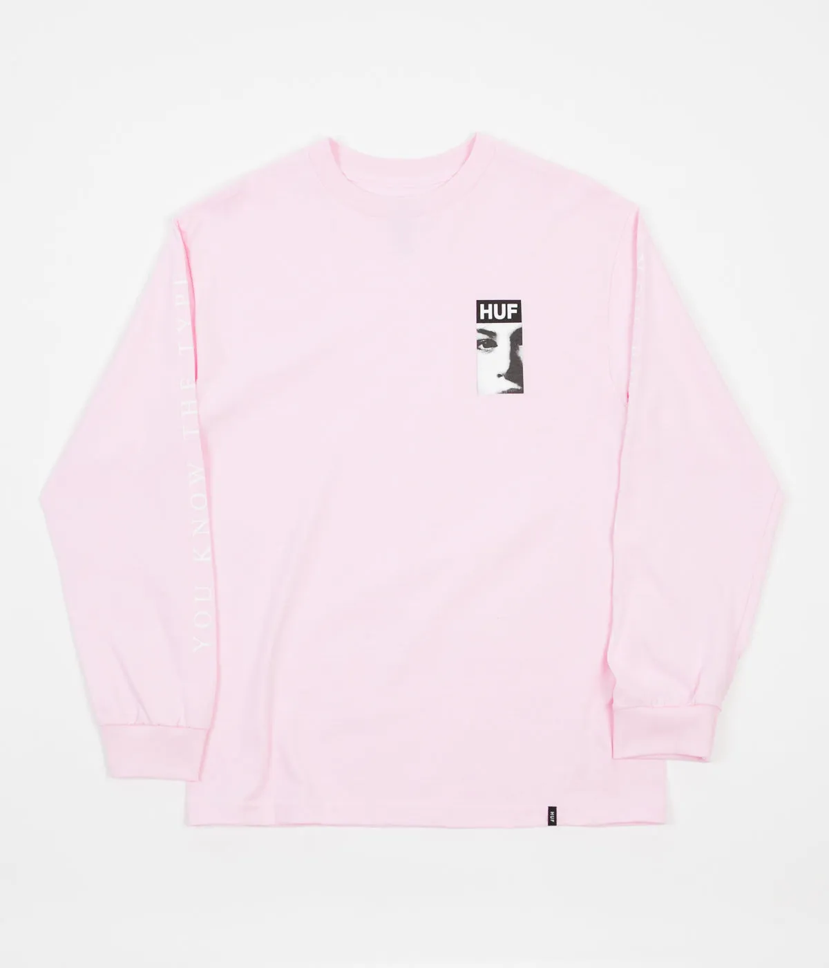 HUF The Type Long Sleeve T-Shirt - Pink