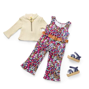 Julie’s™ Floral Jumpsuit for 18-inch Dolls (Historical Characters)