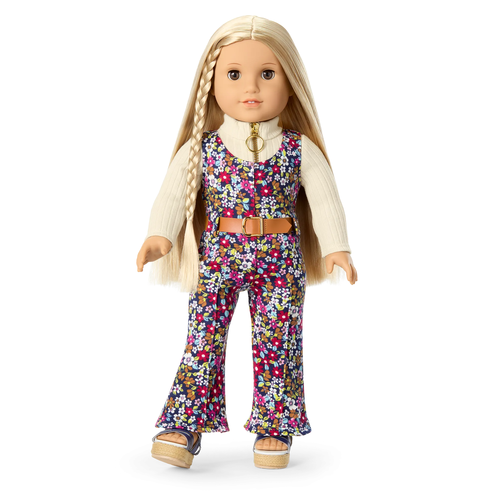 Julie’s™ Floral Jumpsuit for 18-inch Dolls (Historical Characters)