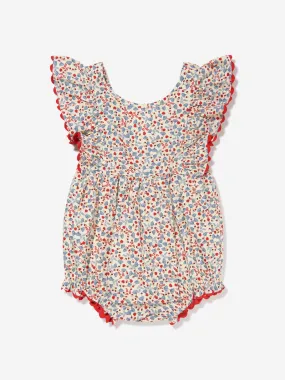 Konges Sløjd Baby Girls Organic Cotton Fiolina Romper in Multicolour