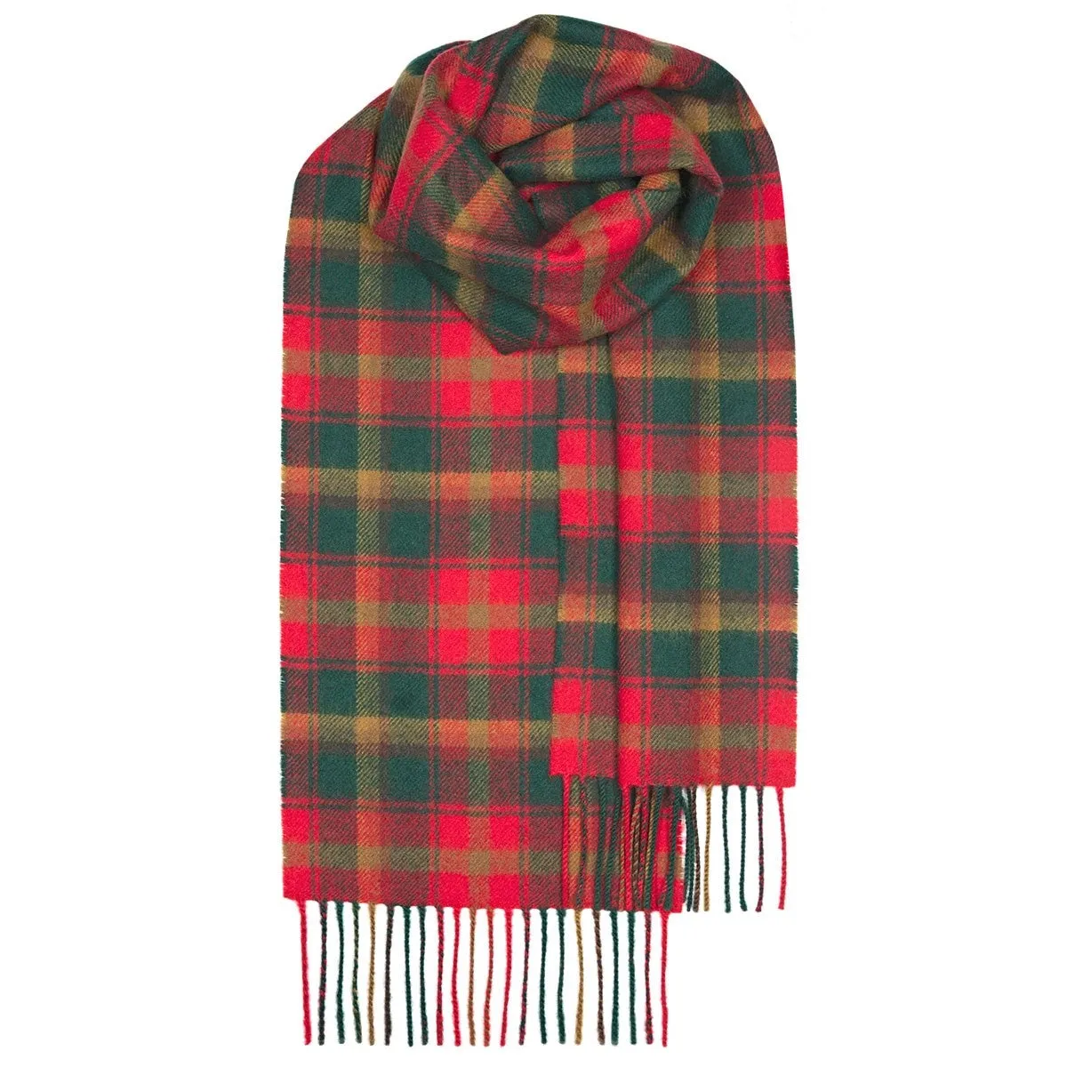 Lambswool Scarf in Maple Leaf Tartan