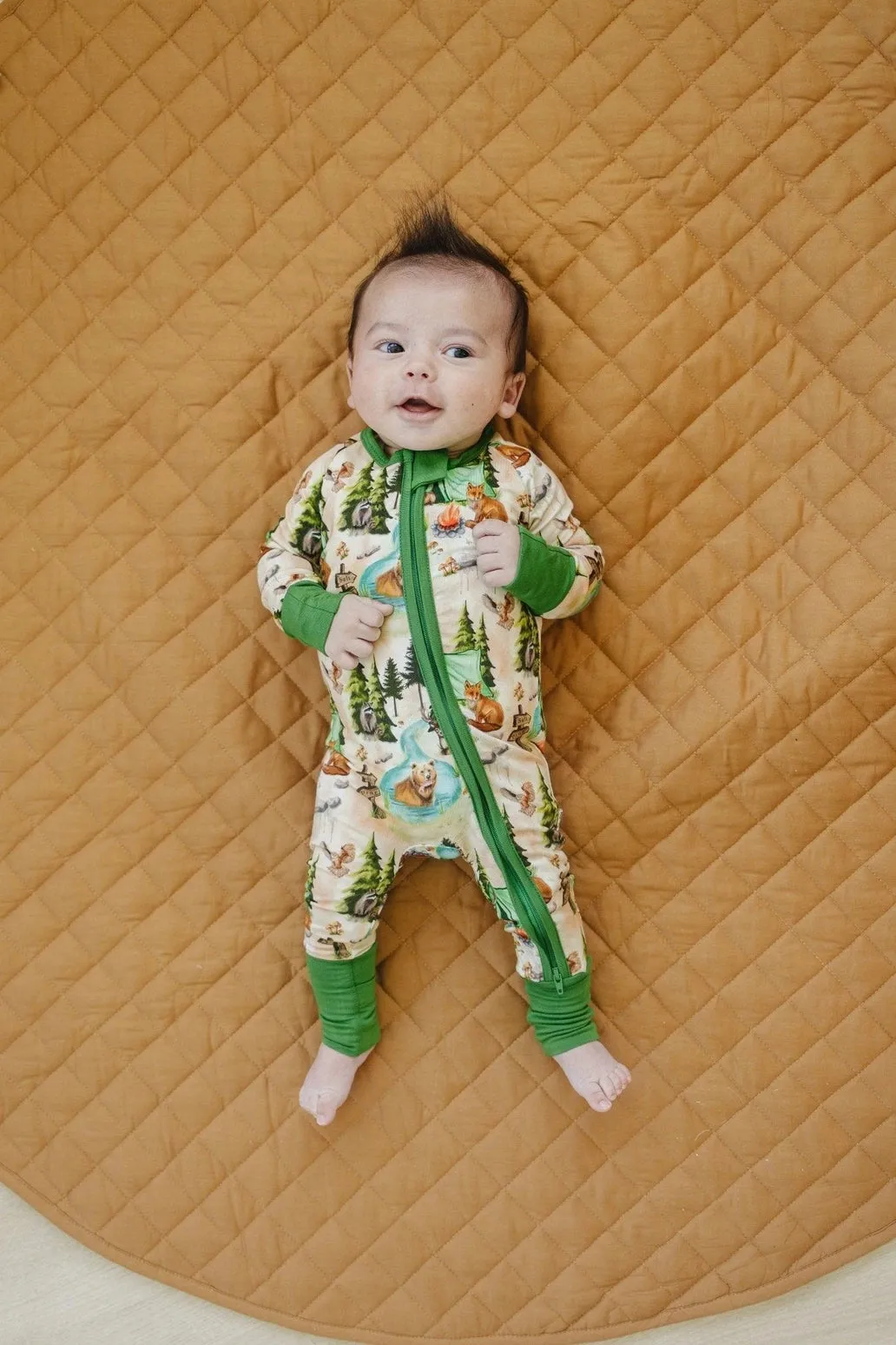 Little Joy Co. Zippy Romper - Camping