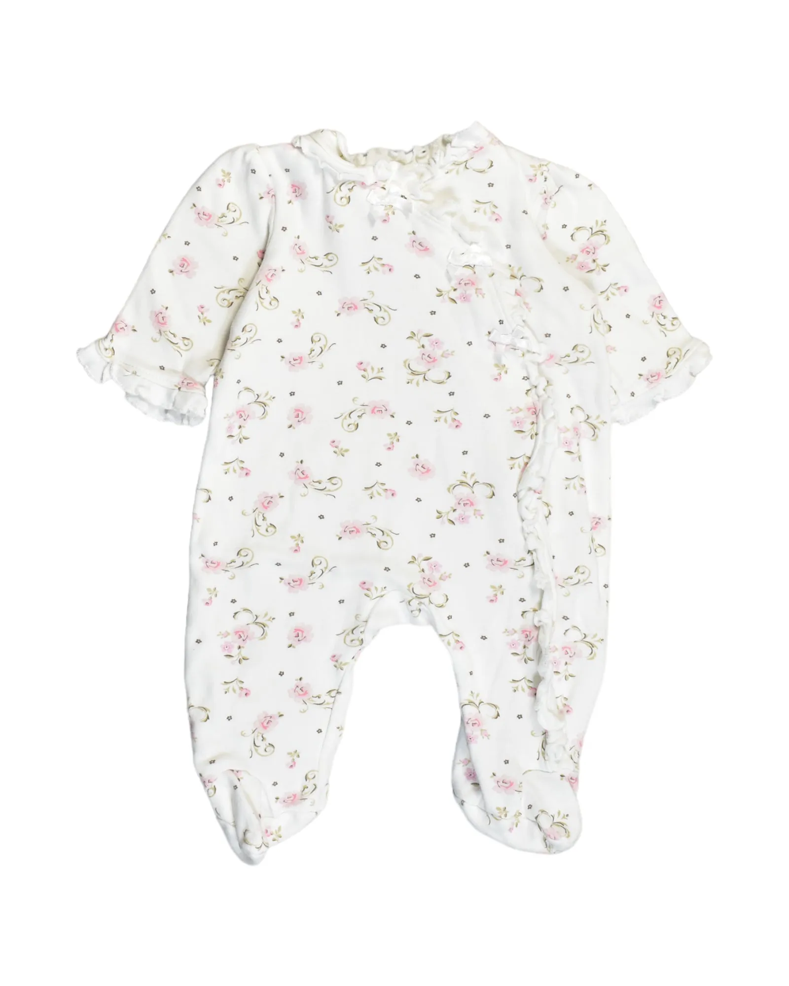 Little Me Short Sleeve Jumpsuit 0-3M