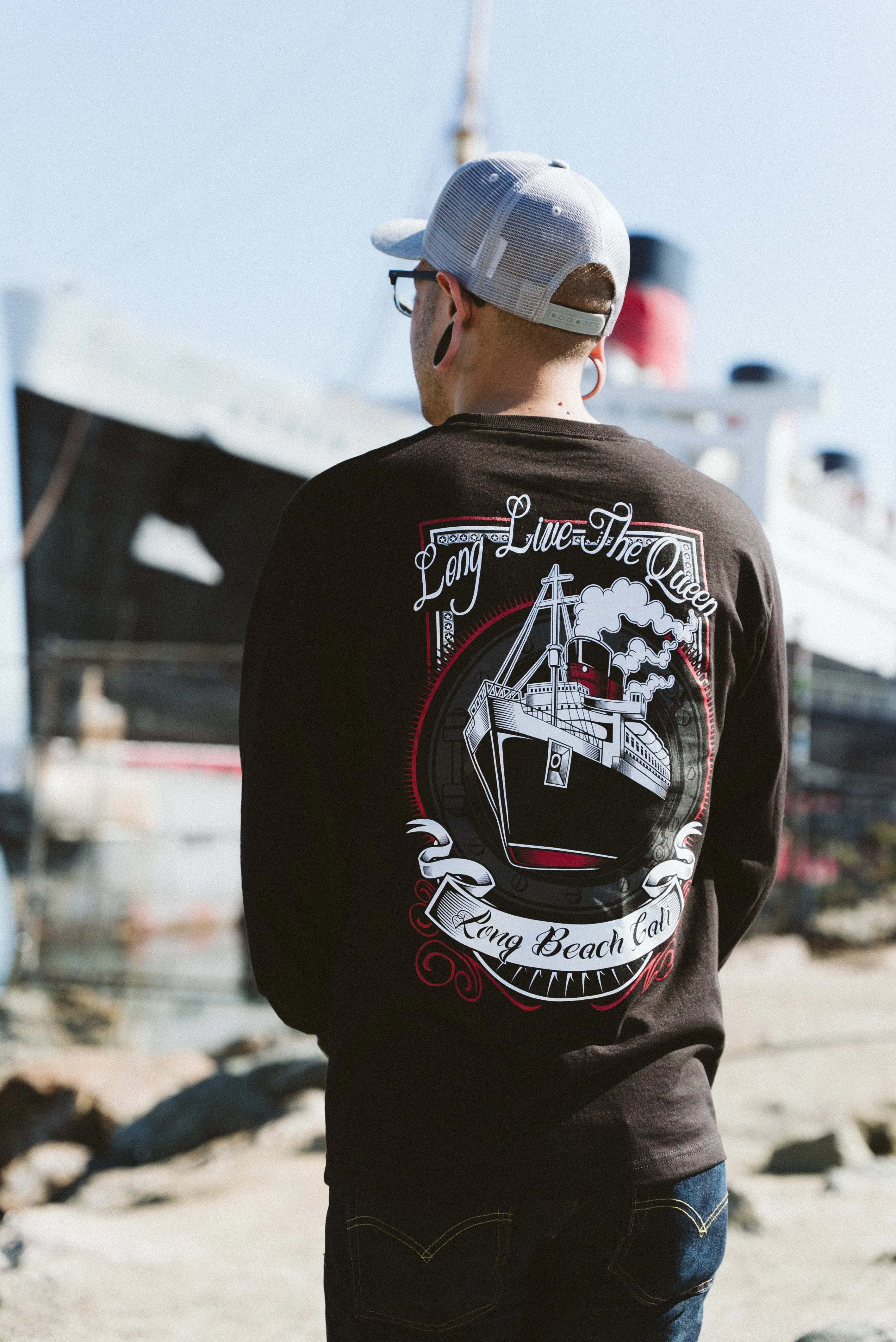 Long Live The Queen Men's Black Long Sleeve