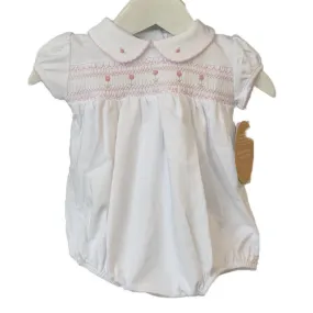 MAGNOLIA BABY - Becky & Ben’s Smocked Romper - Pink