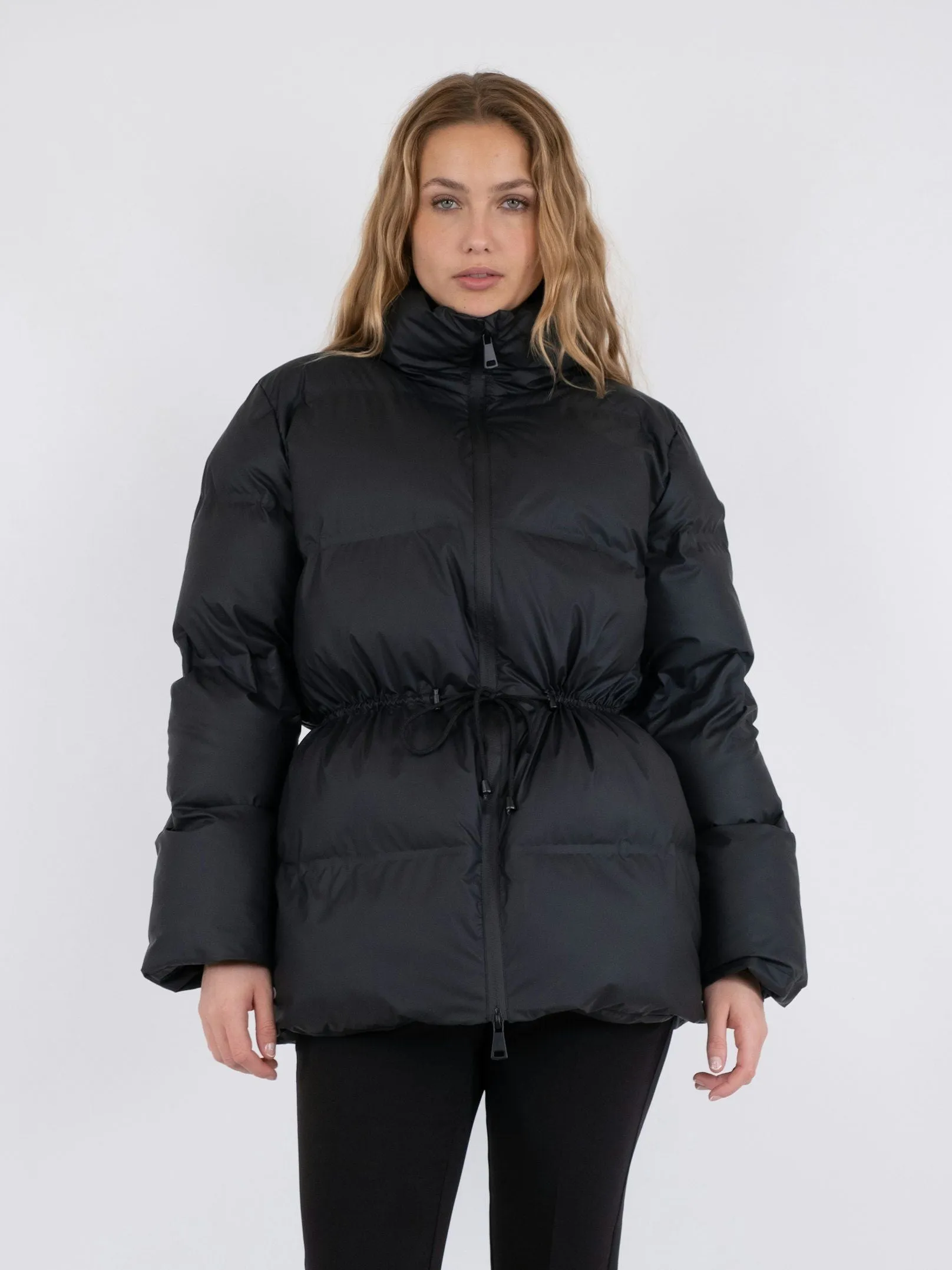 Mayra C Puffer Jacket - Black