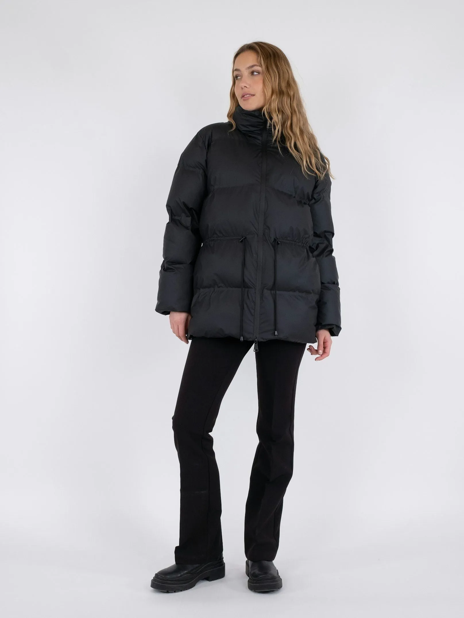 Mayra C Puffer Jacket - Black