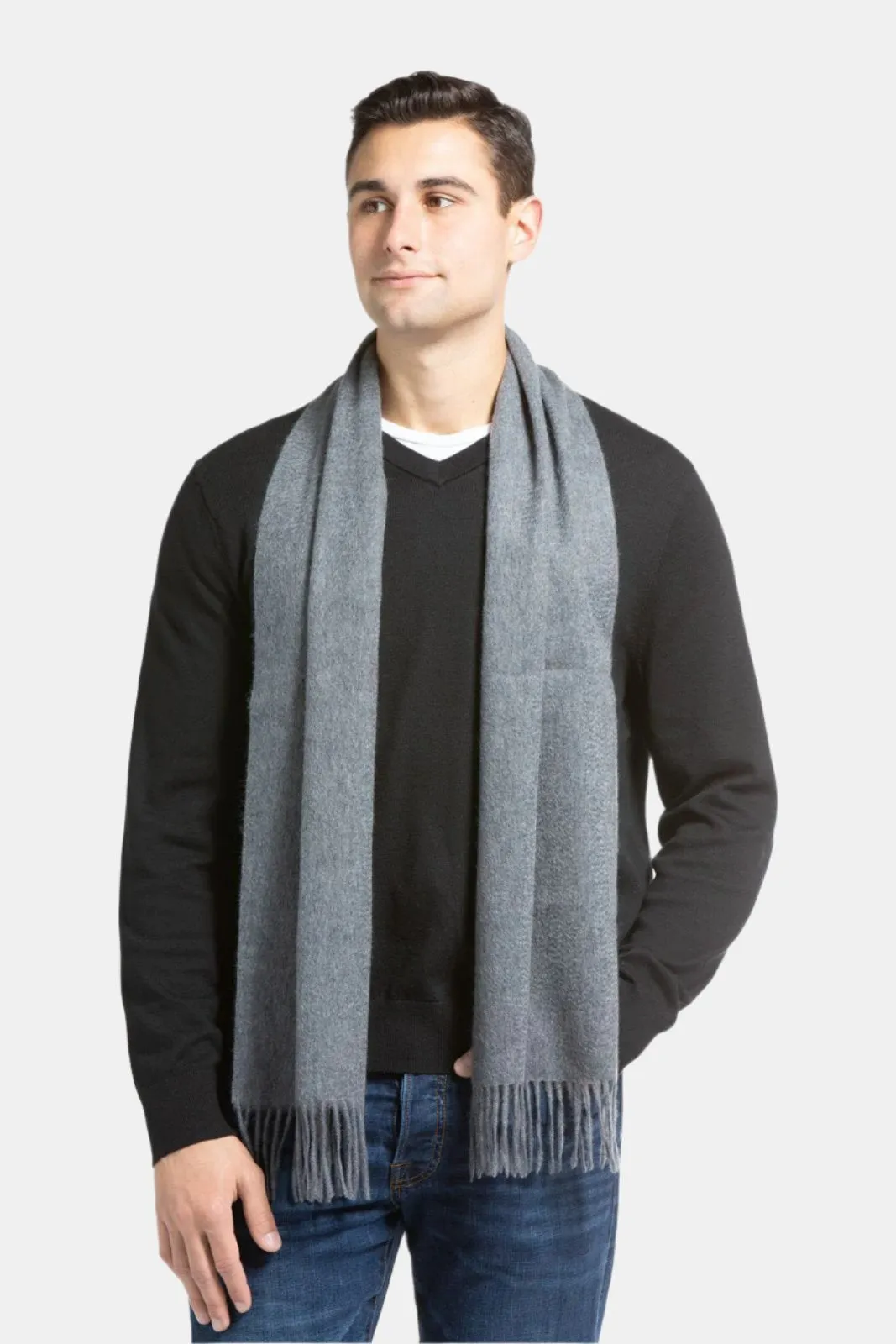 Men's Classic 100% Pure Cashmere Scarf