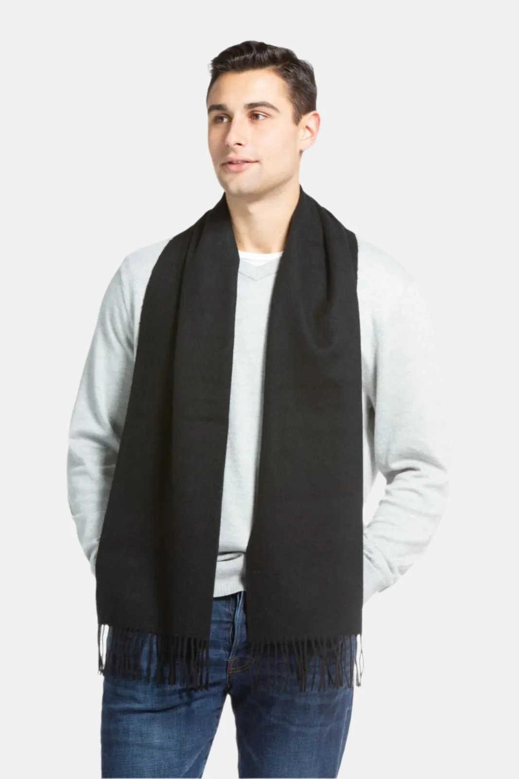 Men's Classic 100% Pure Cashmere Scarf