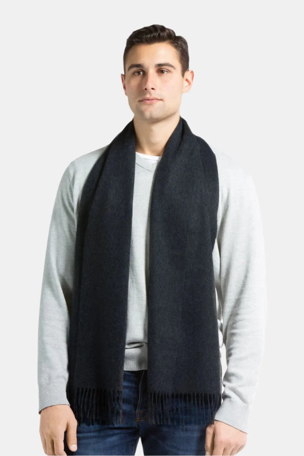 Men's Classic 100% Pure Cashmere Scarf