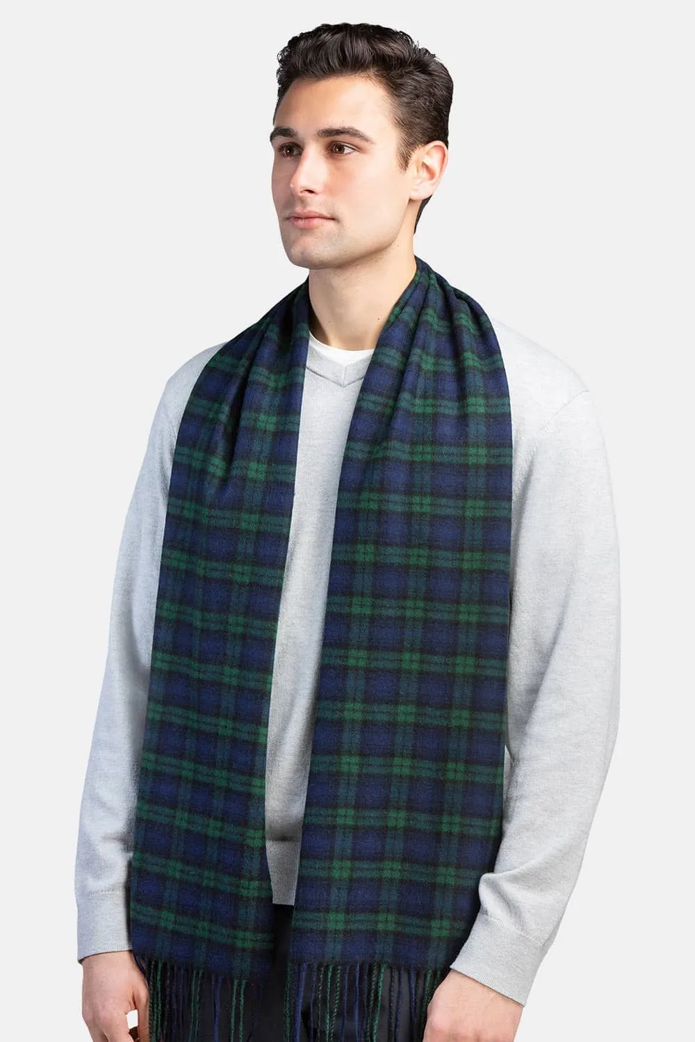 Men's Classic 100% Pure Cashmere Scarf