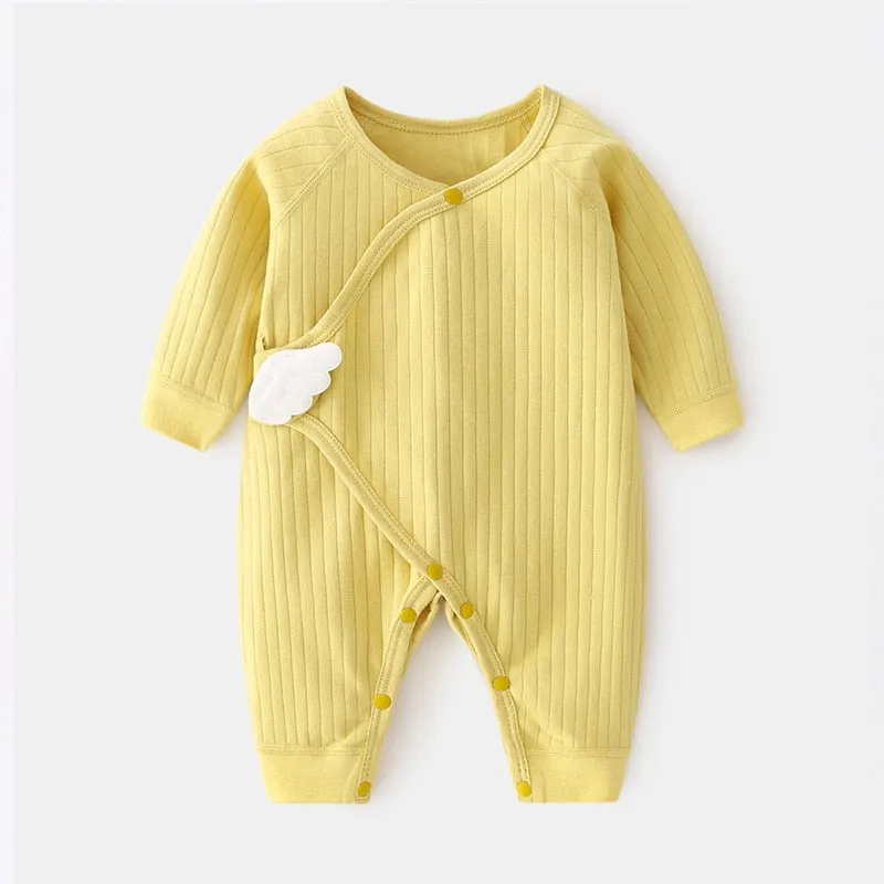 Newborn Baby Romper /Solid Soft Casual Clothes