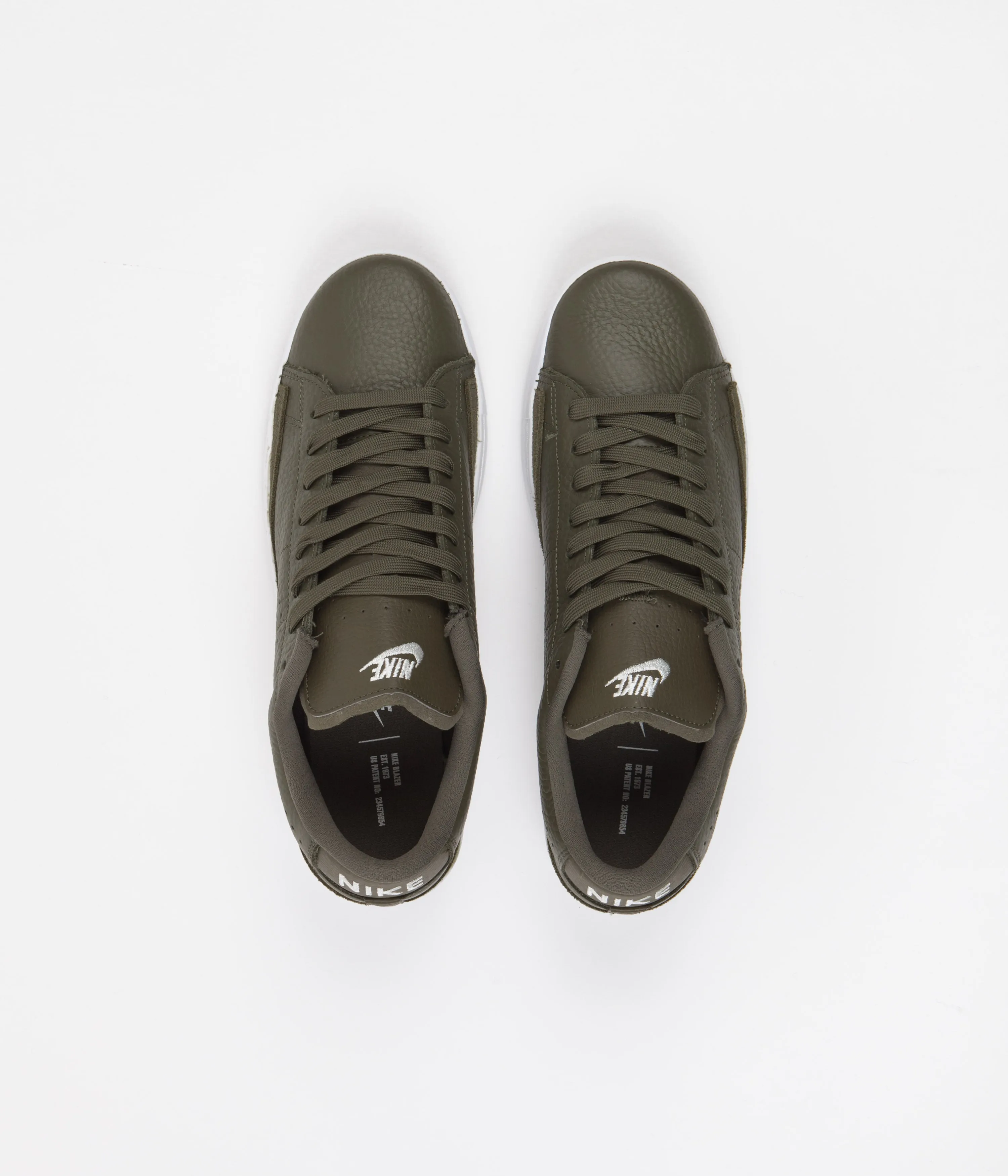 Nike Blazer Low X Shoes - Medium Olive / Sail - White - White