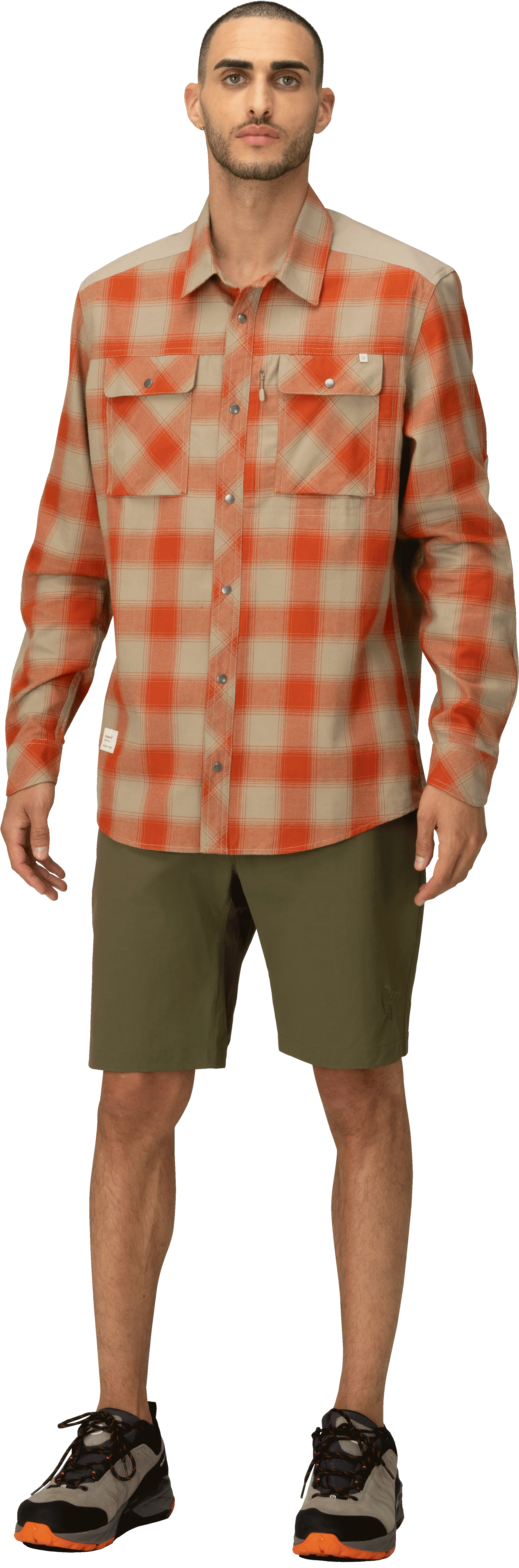 Norrøna Men&#x27;s Femund Flannel Shirt Pureed Pumpkin | Buy Norrøna Men&#x27;s Femund Flannel Shirt Pureed Pumpkin here | Outnorth