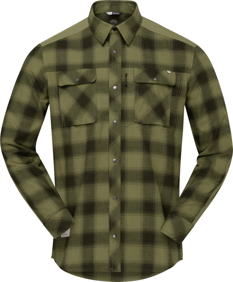 Norrøna Men&#x27;s Femund Flannel Shirt Rosin | Buy Norrøna Men&#x27;s Femund Flannel Shirt Rosin here | Outnorth