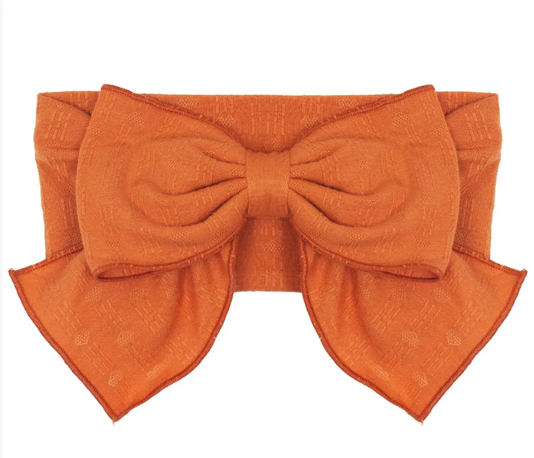 Orange Knit Headband