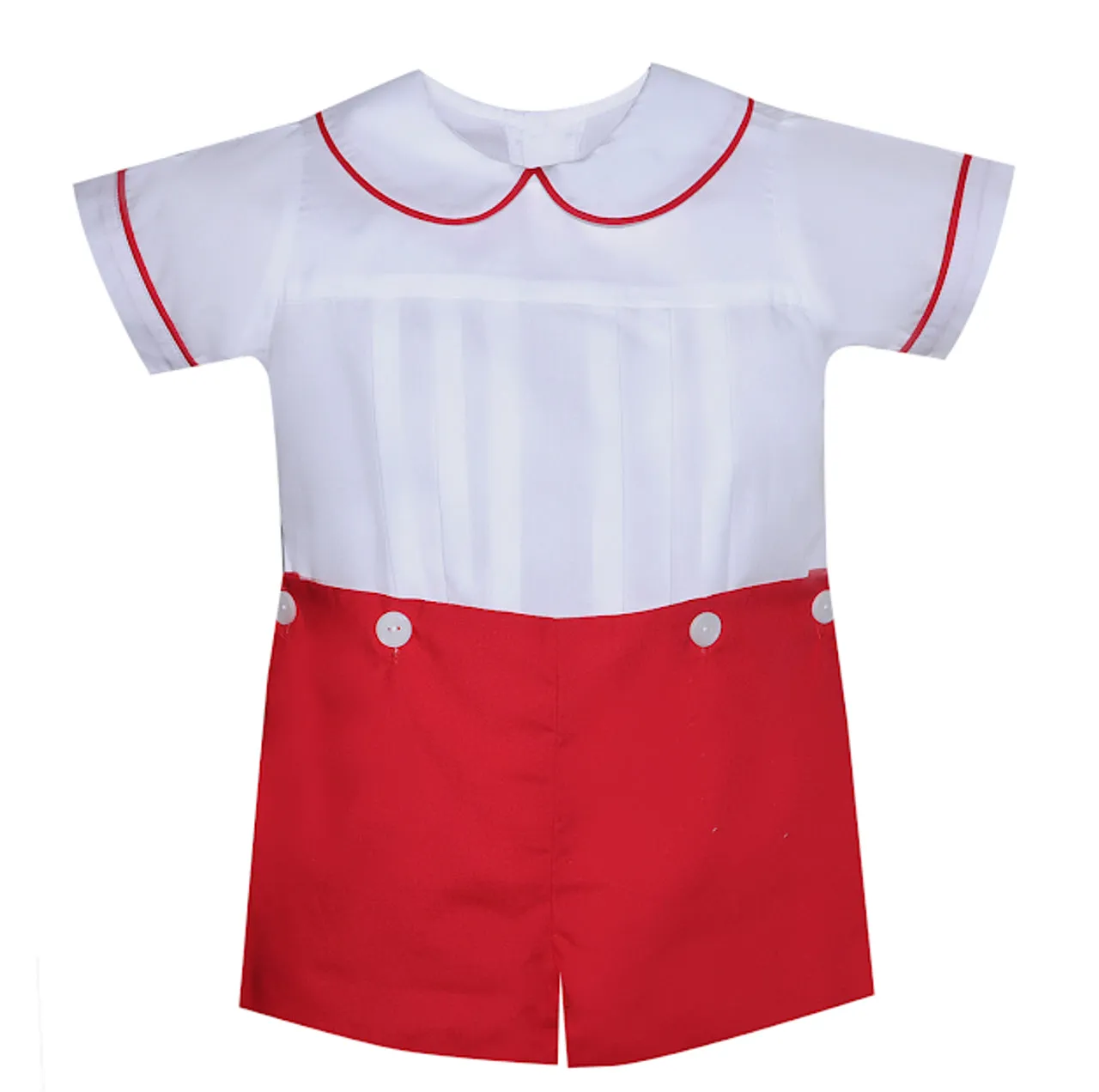 Owen Button Short- Red