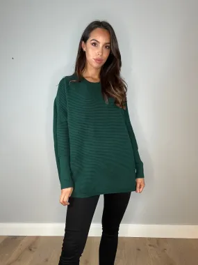 Paisie Green Cape Jumper