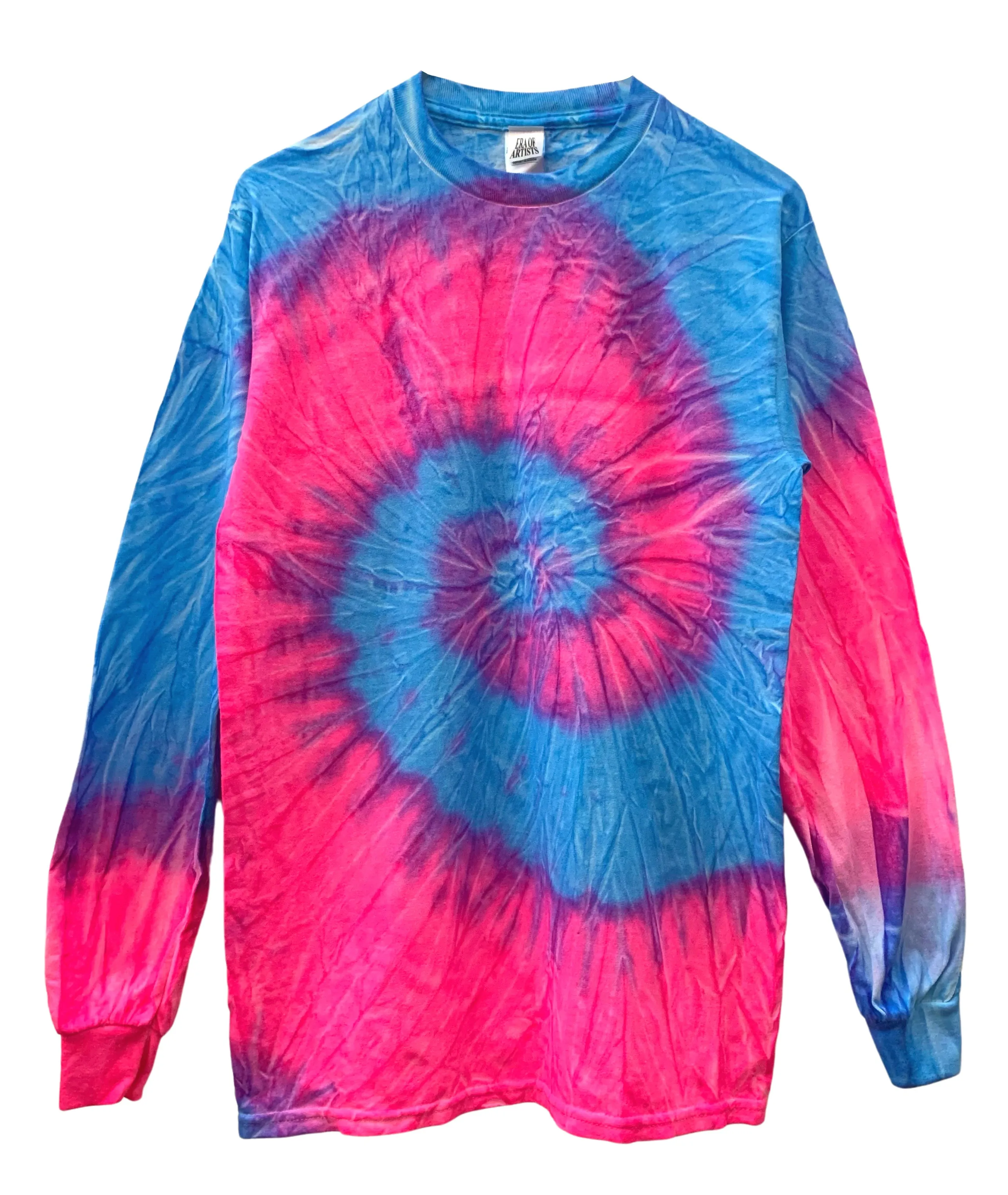 Paradise Neon Tie-Dye Long Sleeve Unisex Tee