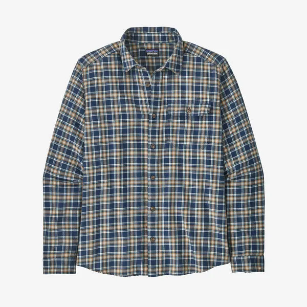 Patagonia LW Fjord Flannel - Tidepool Blue