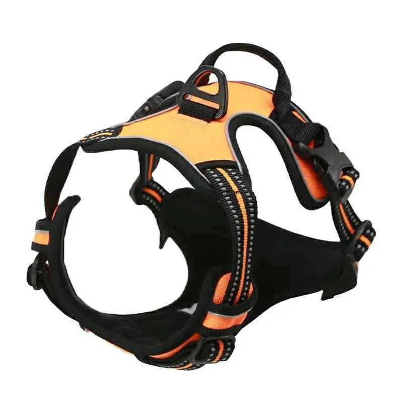 Pet Dog Chest Strap Vest with Explosion-Proof Buckle Traction Rope