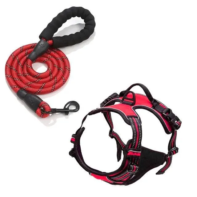 Pet Dog Chest Strap Vest with Explosion-Proof Buckle Traction Rope