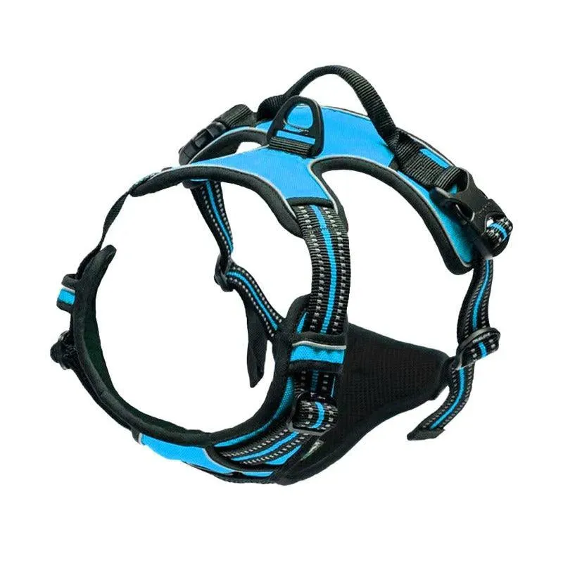 Pet Dog Chest Strap Vest with Explosion-Proof Buckle Traction Rope