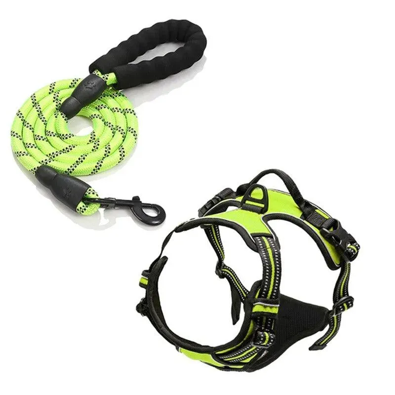 Pet Dog Chest Strap Vest with Explosion-Proof Buckle Traction Rope