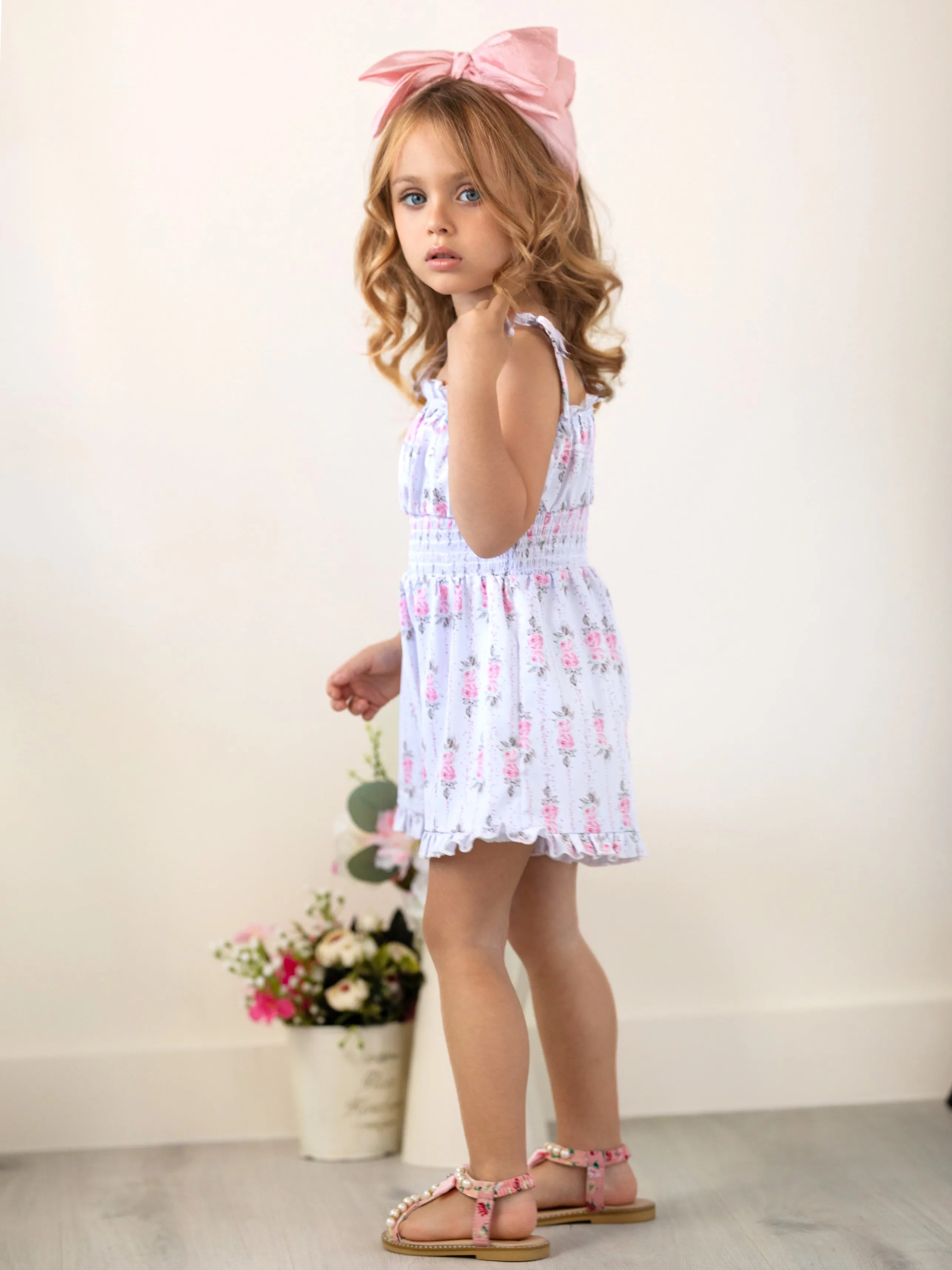 Petals and Picnics Floral Romper