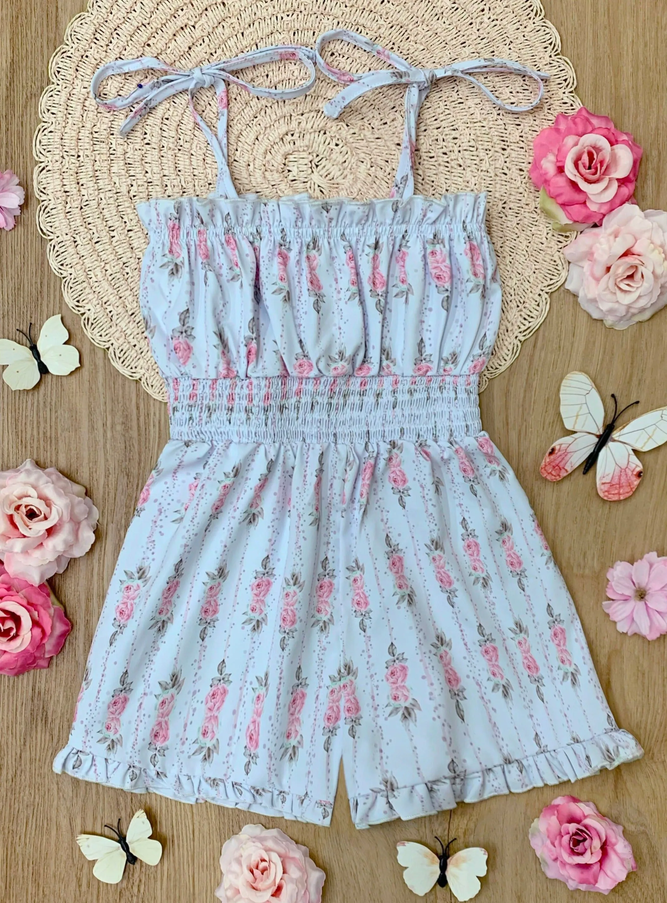 Petals and Picnics Floral Romper