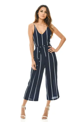 Printed Culotte Jumpsuit