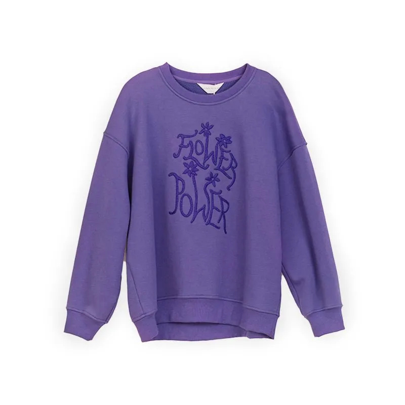 Purple Long Sleeve T-shirt Tops