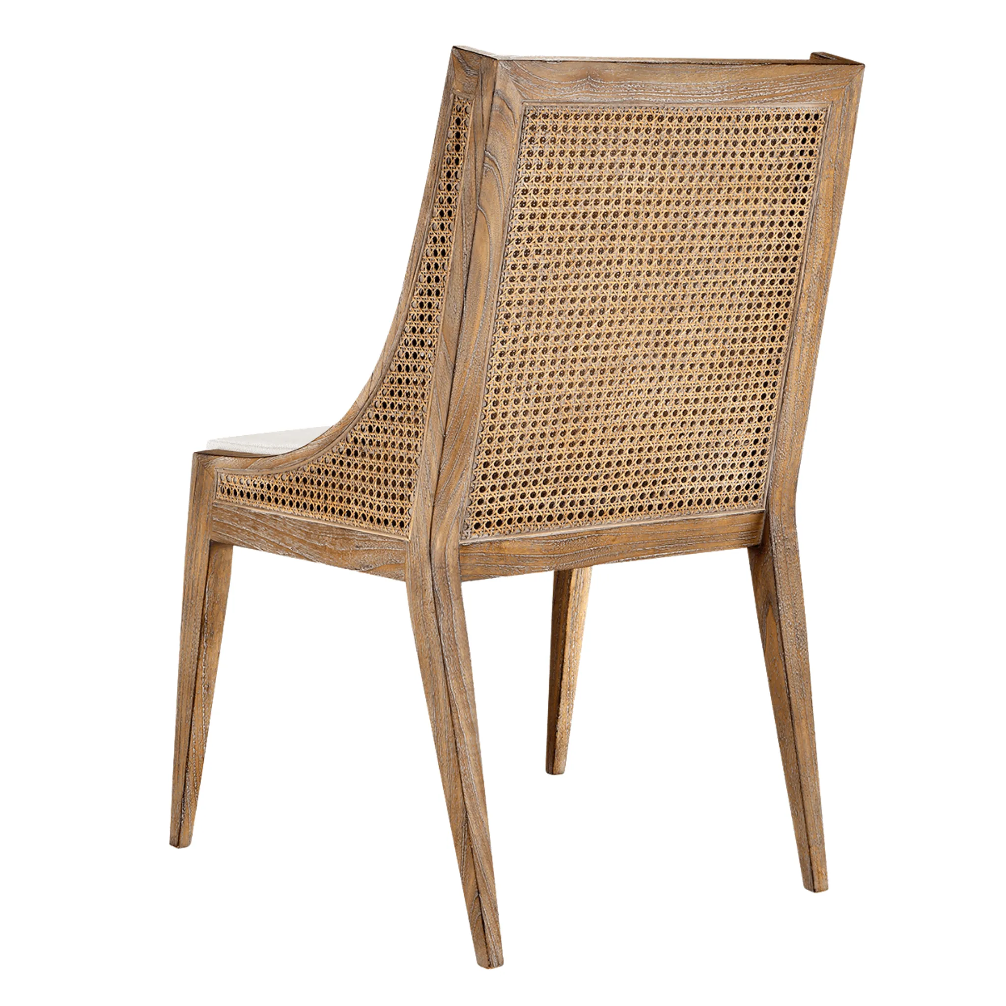 Raleigh Caned Armchair Chair in Driftwood