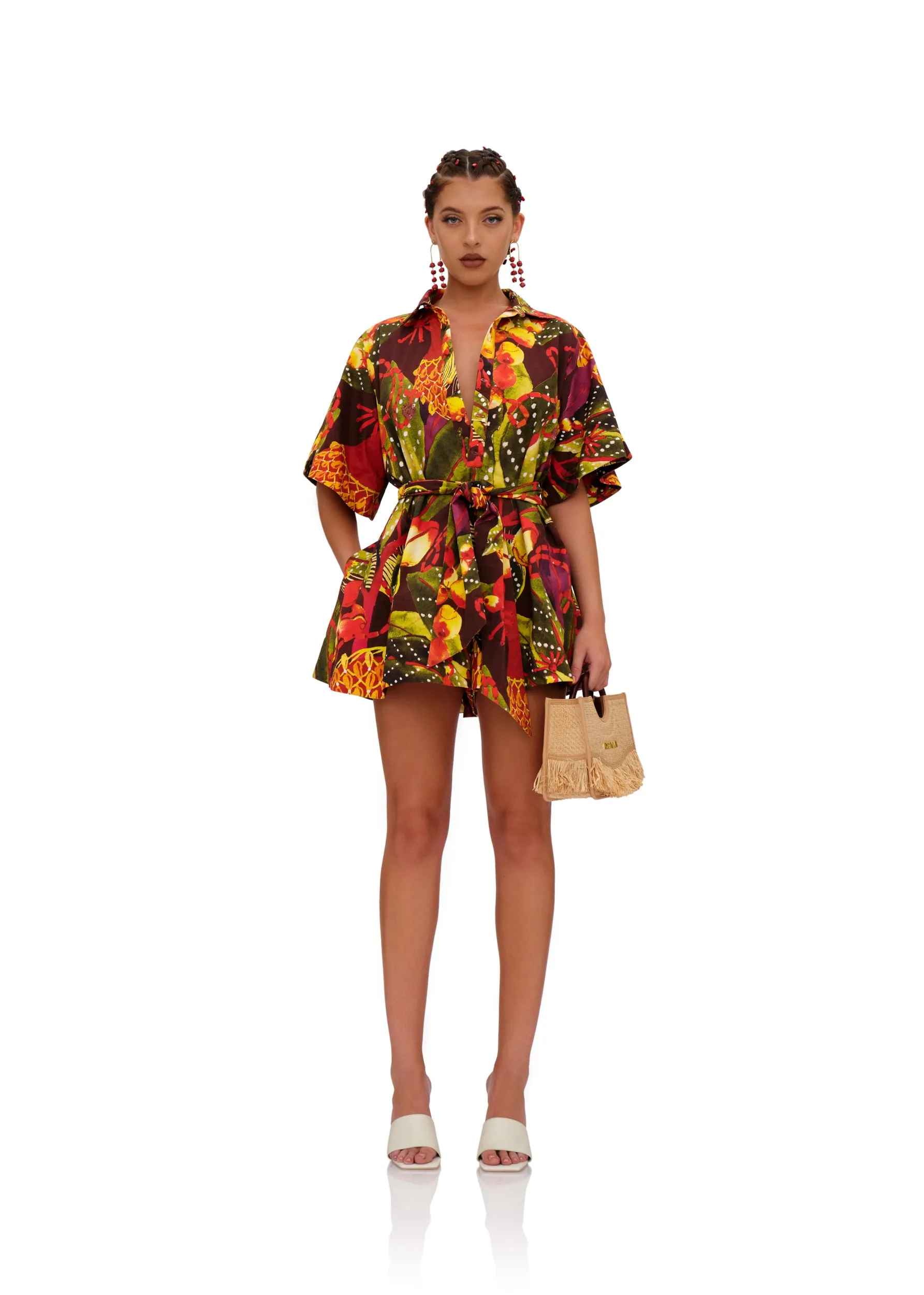 SHANTI ROMPER - KOLA PRINT