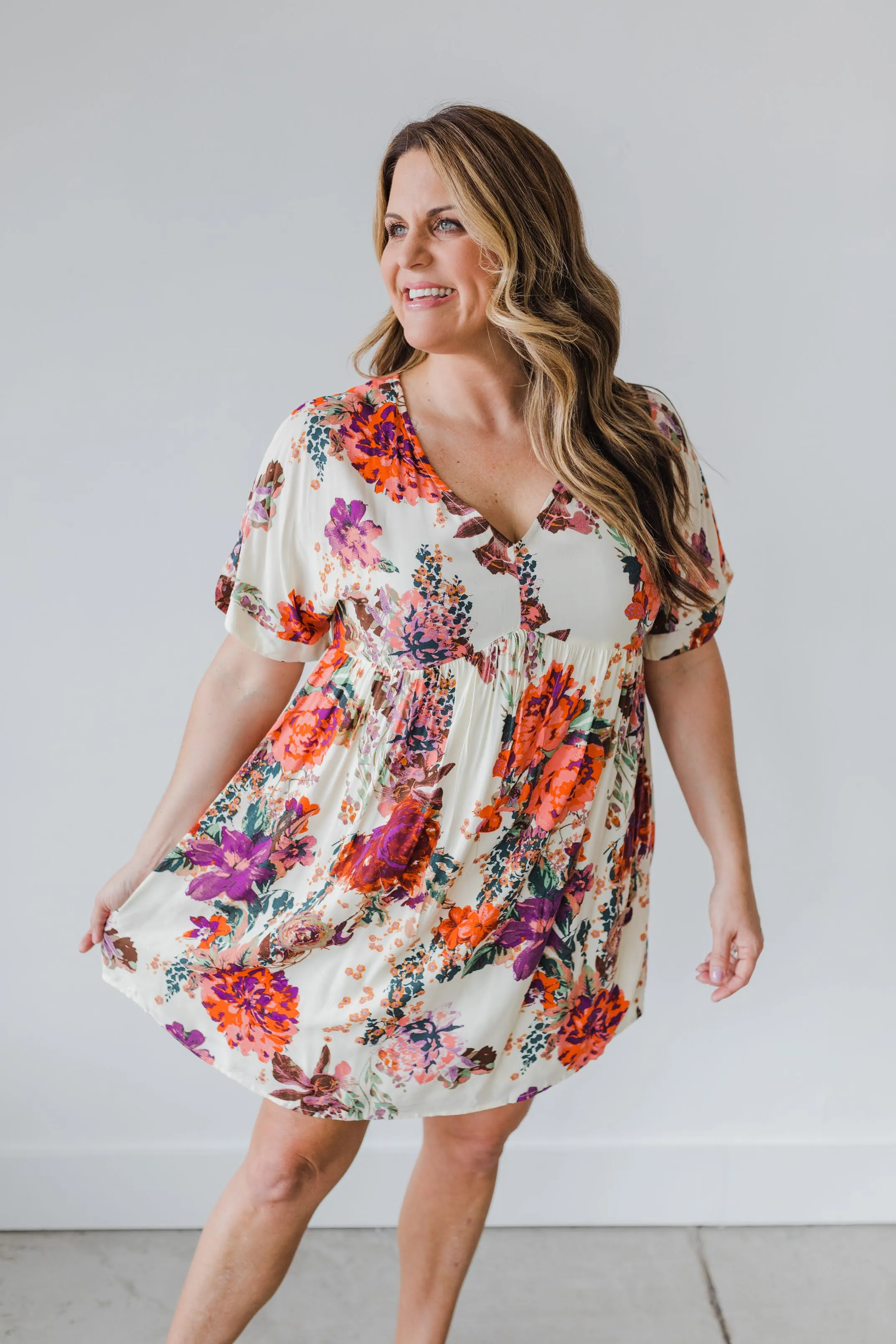 Sharon Floral Babydoll Dress