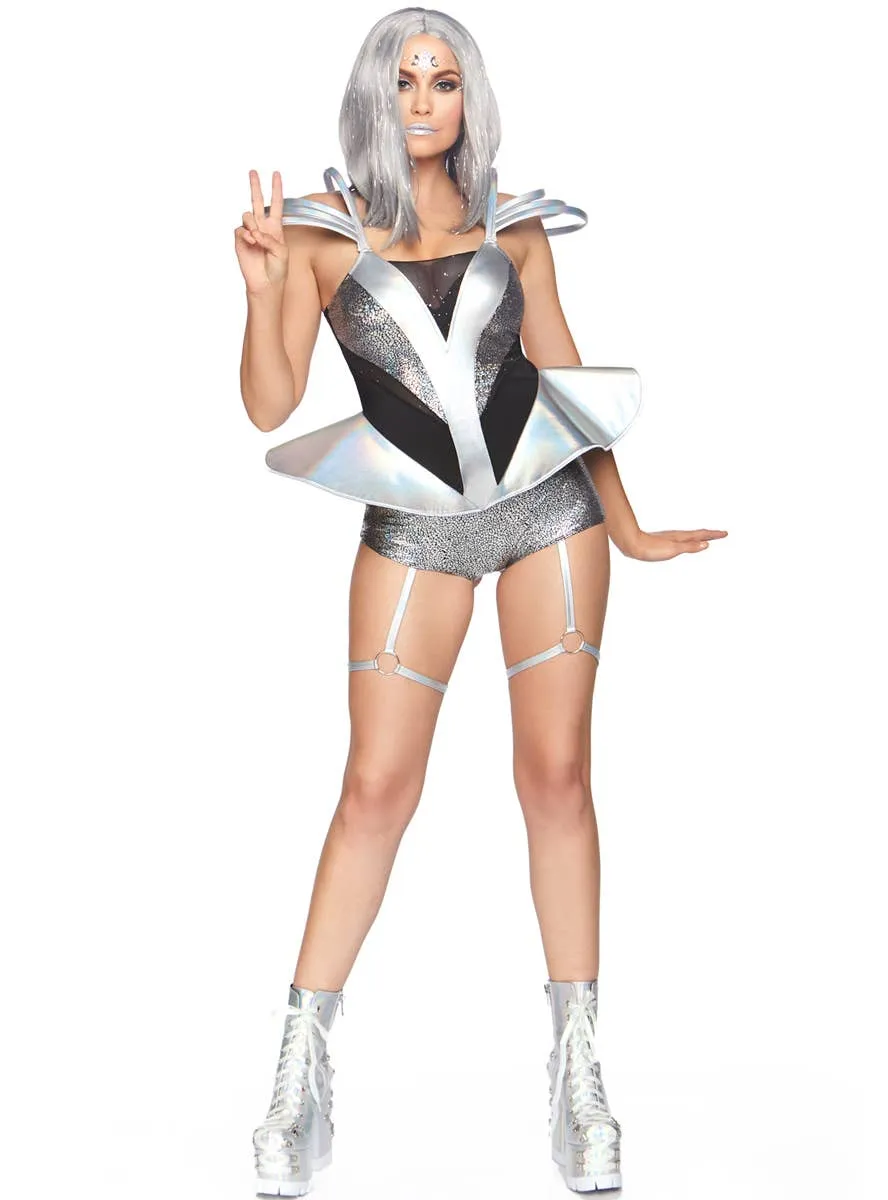 Silver Space Cadet Womens Sexy Costume