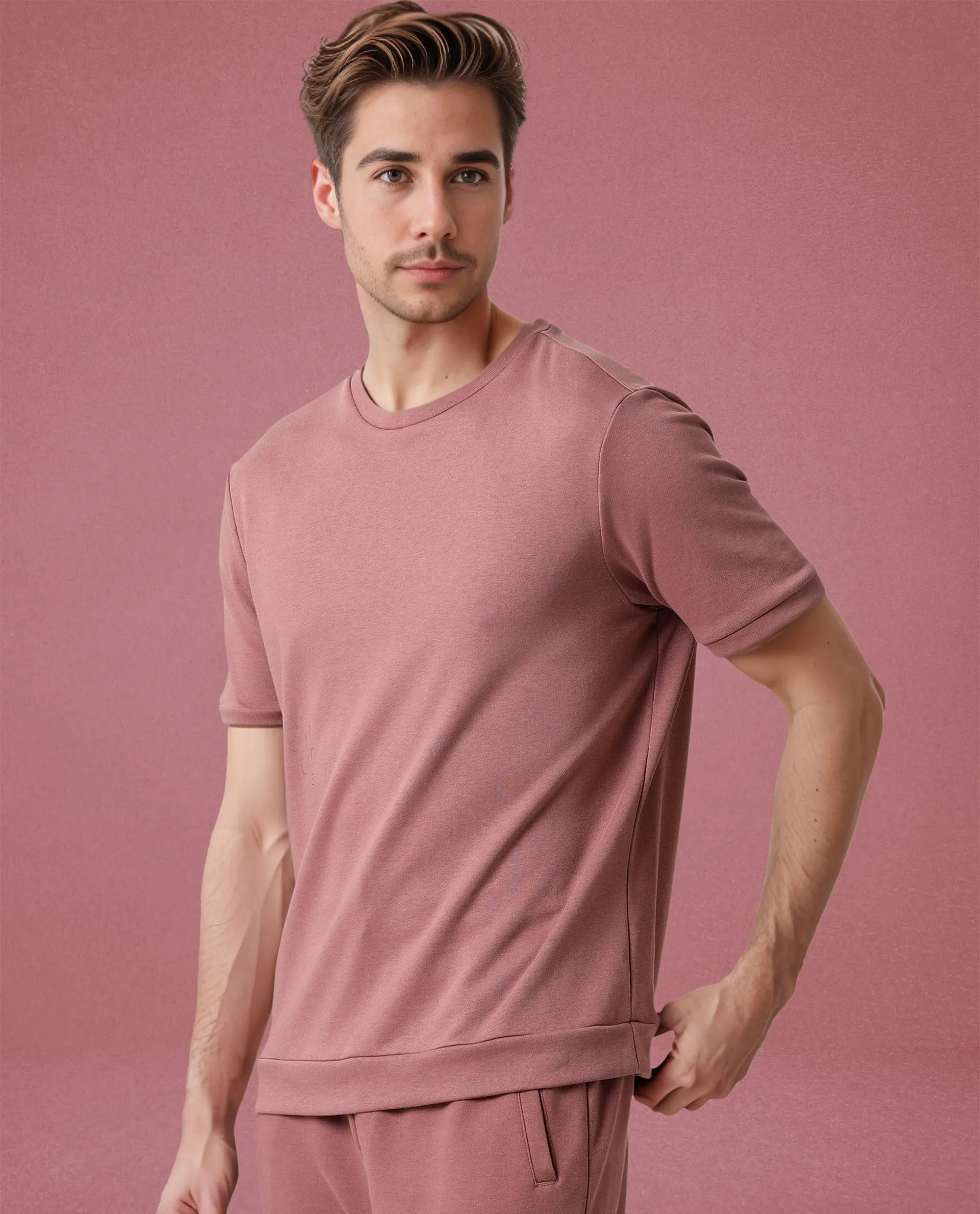 Sweat Tee Clay Pink Men