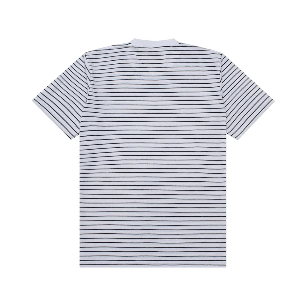 T-Shirt Stripe LUKE BLACK WHITE