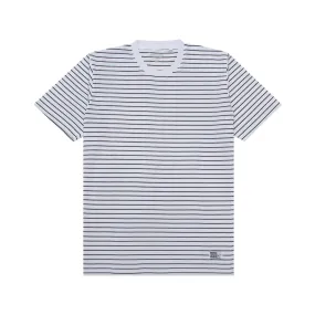 T-Shirt Stripe LUKE BLACK WHITE